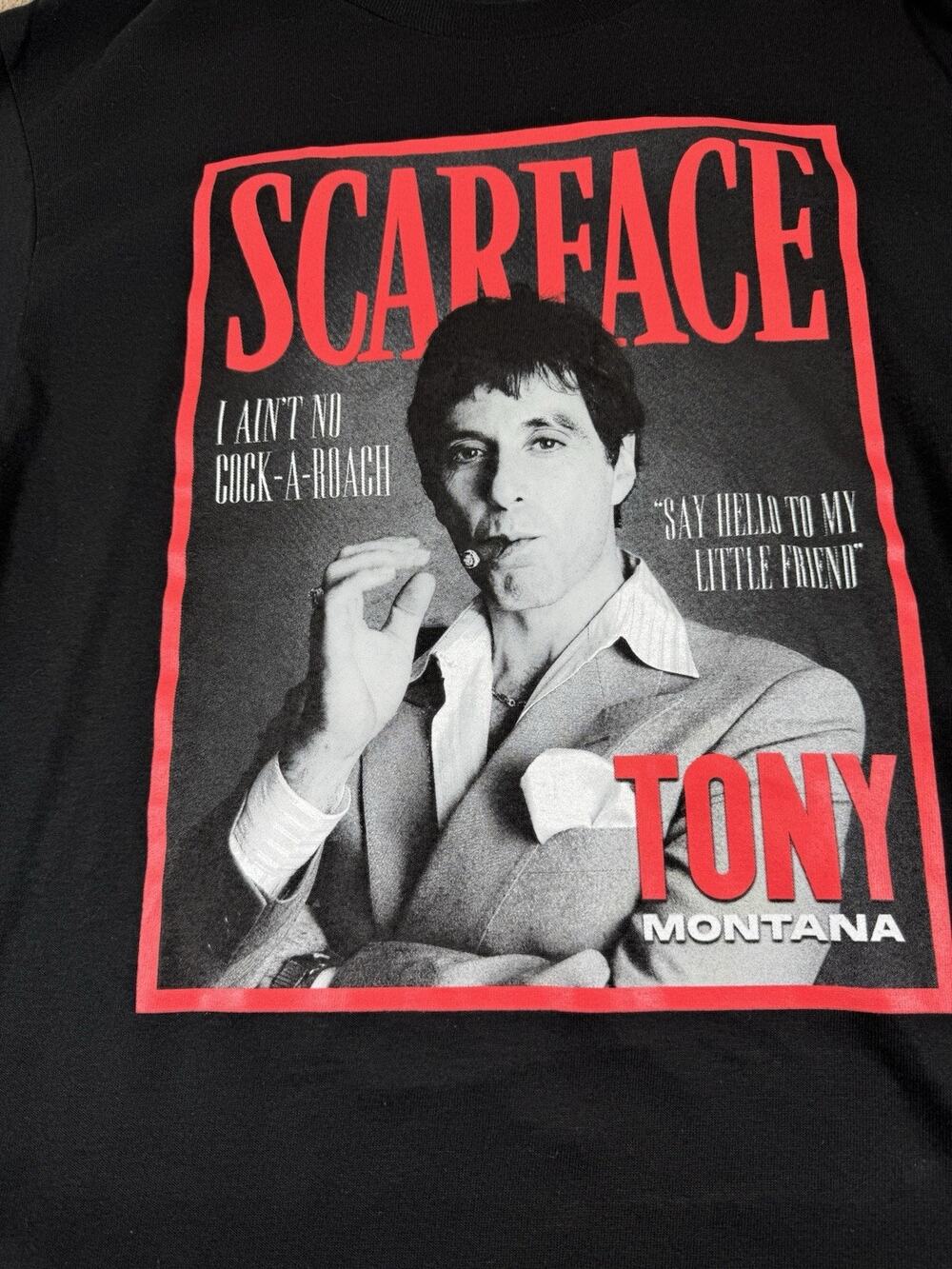 Scarface Movie T-Shirt Black Size Medium / unisex